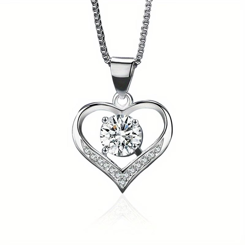 Romantic heart necklace for wife