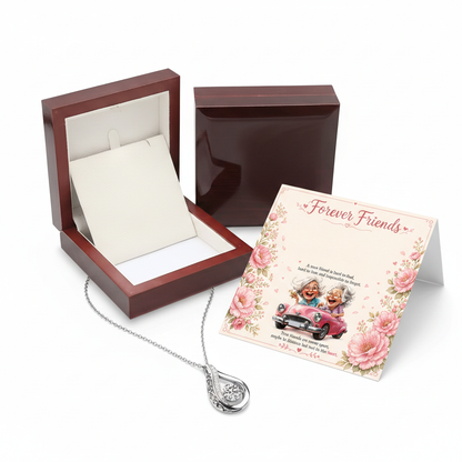 Forever Friends Necklace Pink | Best Friend Gift